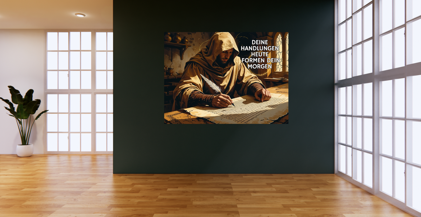 Deine Handlungen von Heute formen dein Morgen