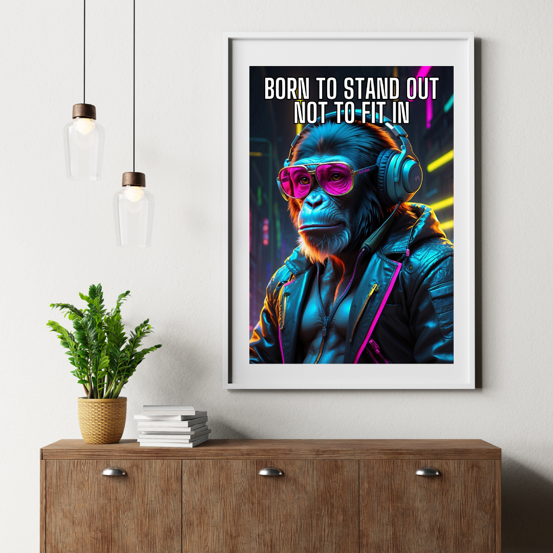 Born to stand out - Neon Affe