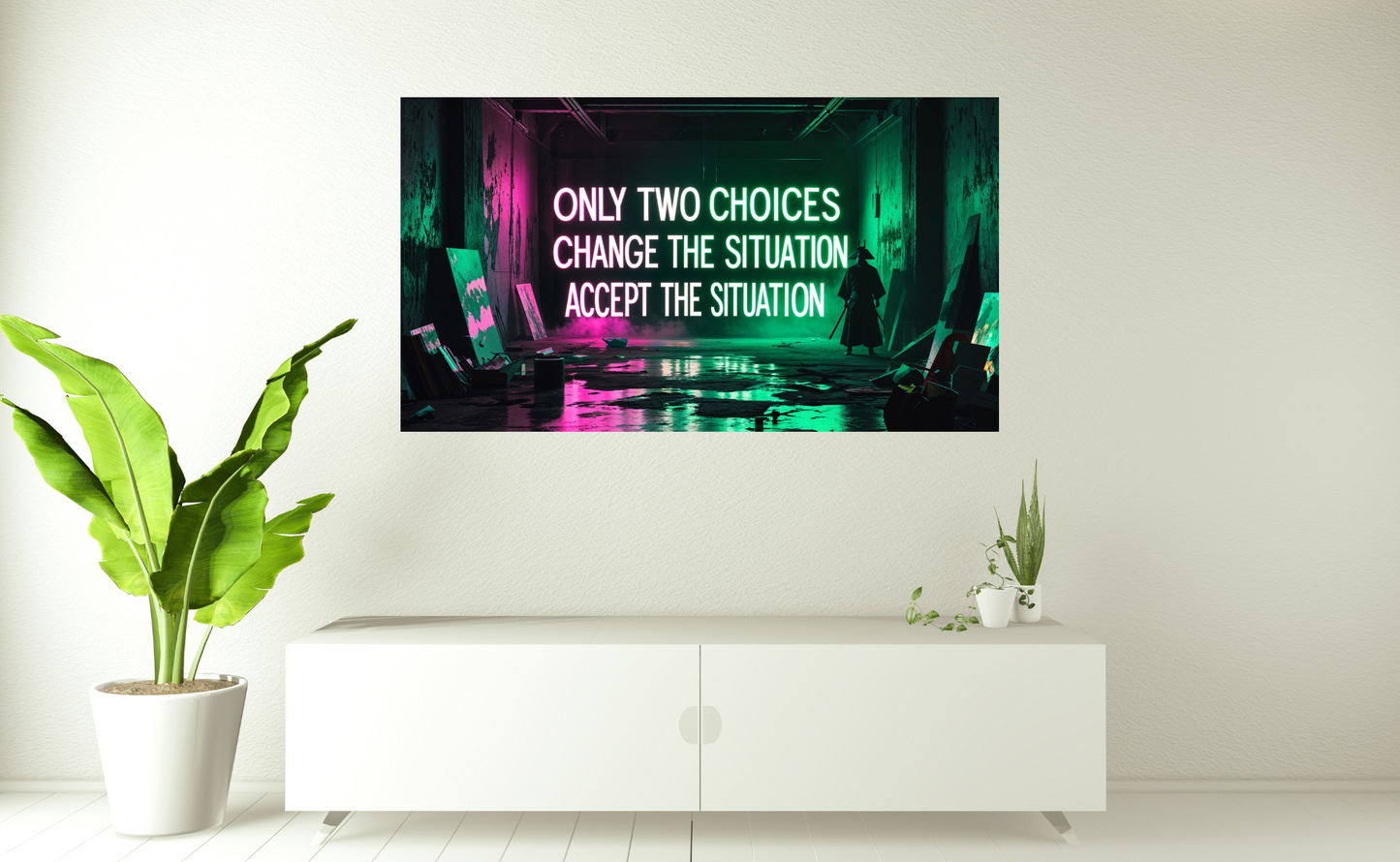 Only two choices - Neon Samurai