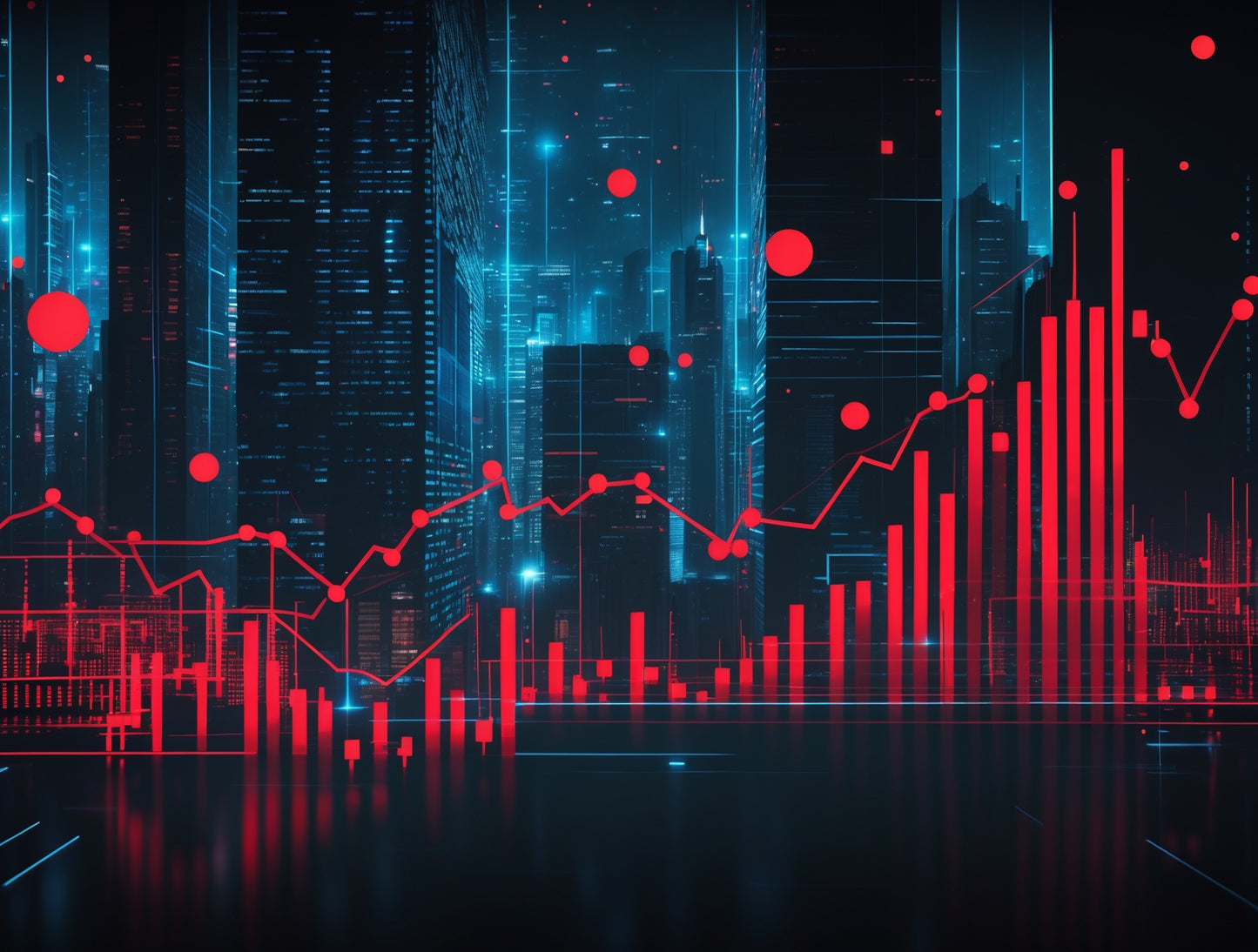 Börsenchart - Red Edition