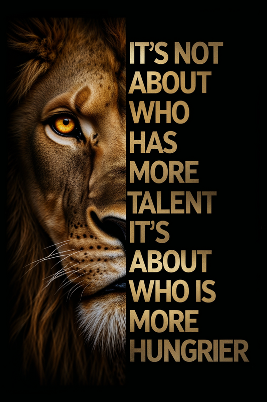 It´s about who is more hungrier