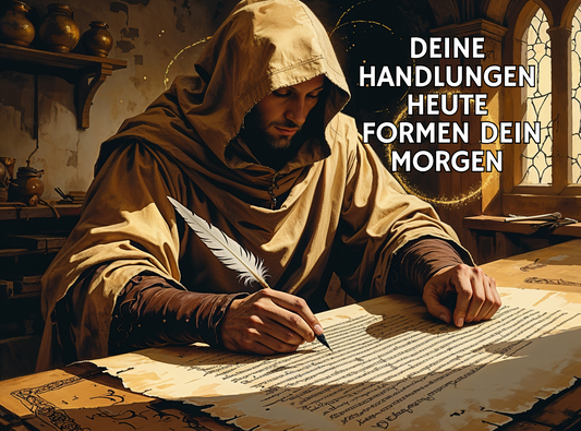 Deine Handlungen von Heute formen dein Morgen