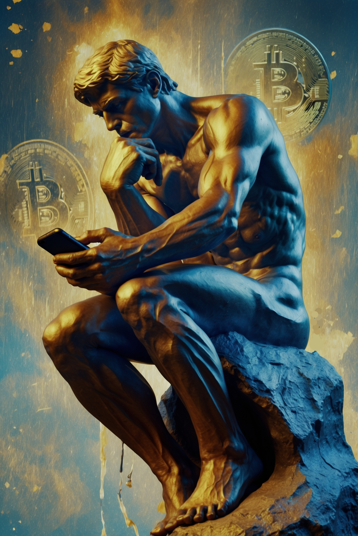 The Thinker - BTC Edition