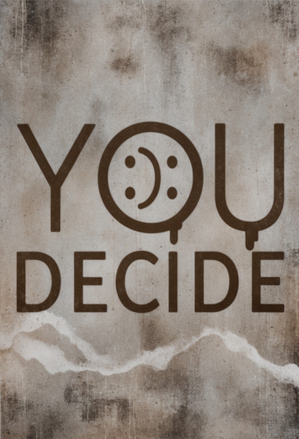 You decide