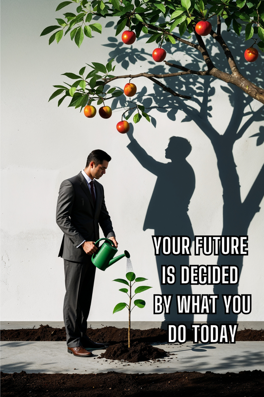 Your Future is decided by what you do today - Apfelbaum