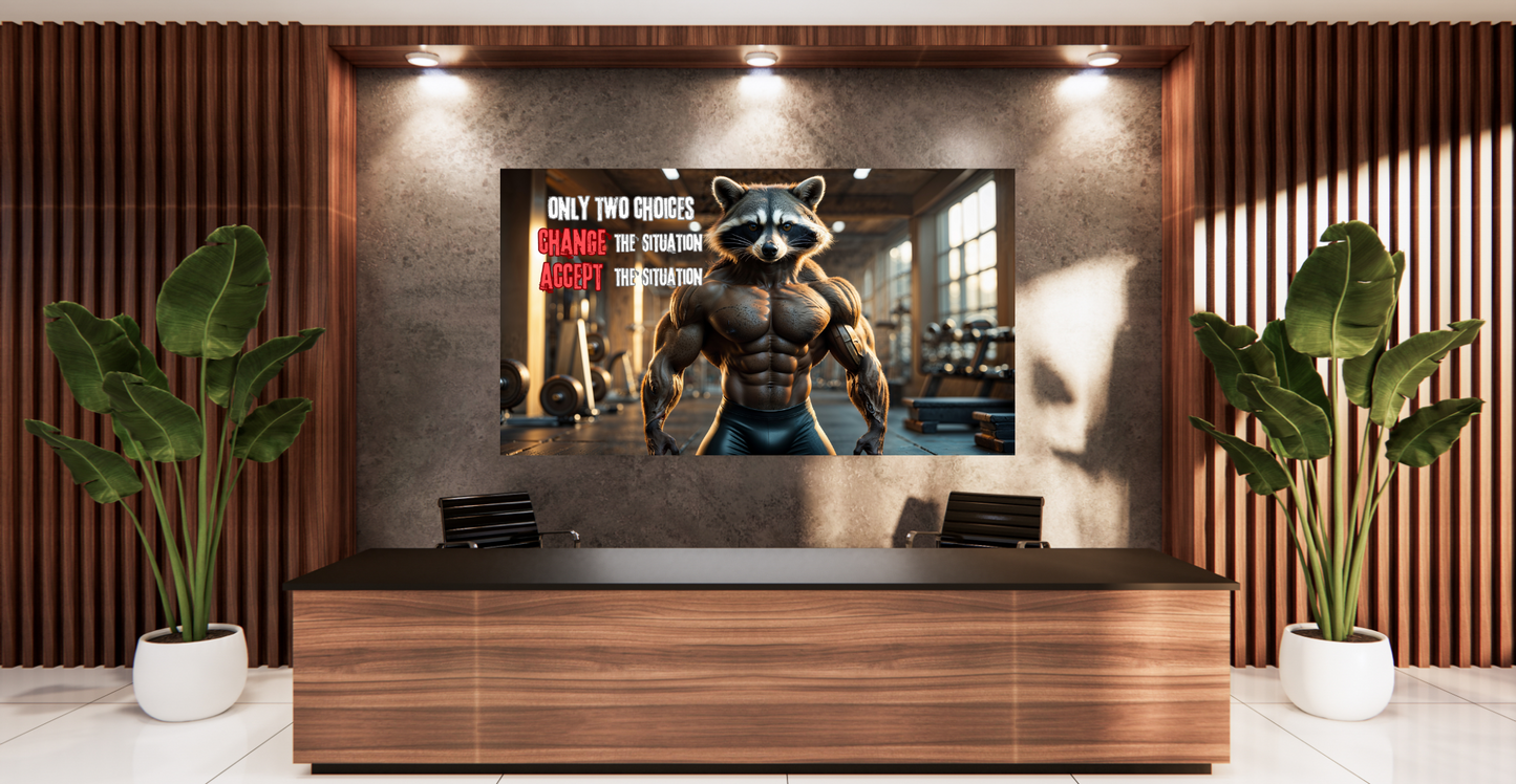 Only two choices - Human racoon