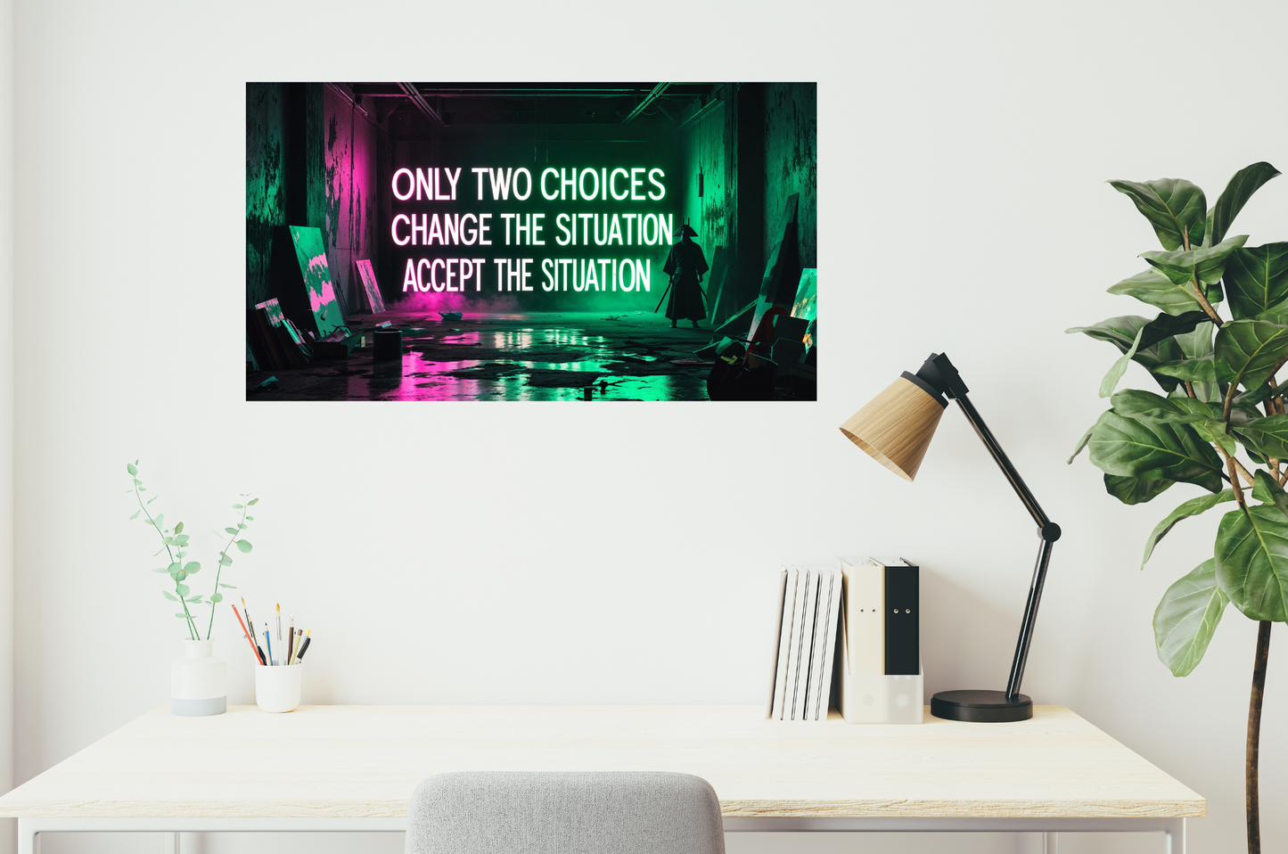 Only two choices - Neon Samurai
