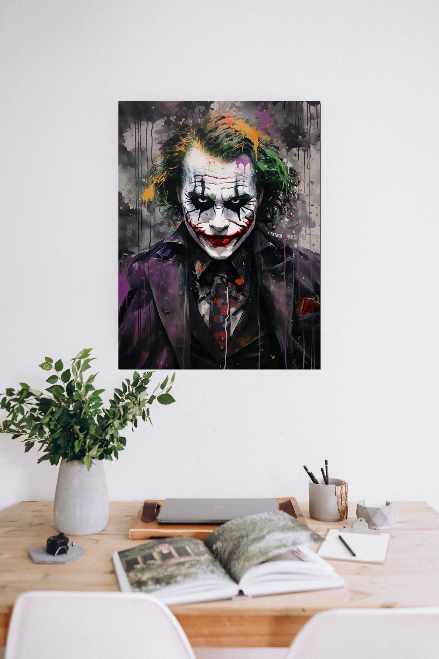 Mysterious clown face