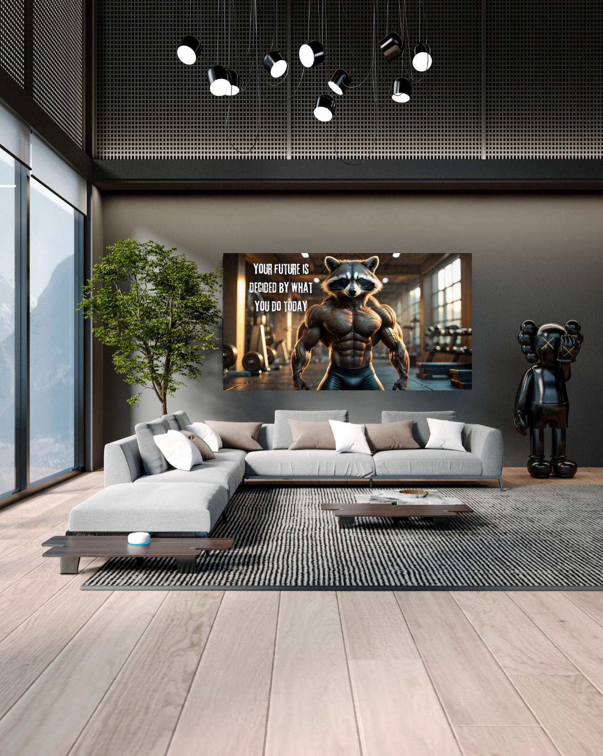 Your future is decided by what you do today - human racoon