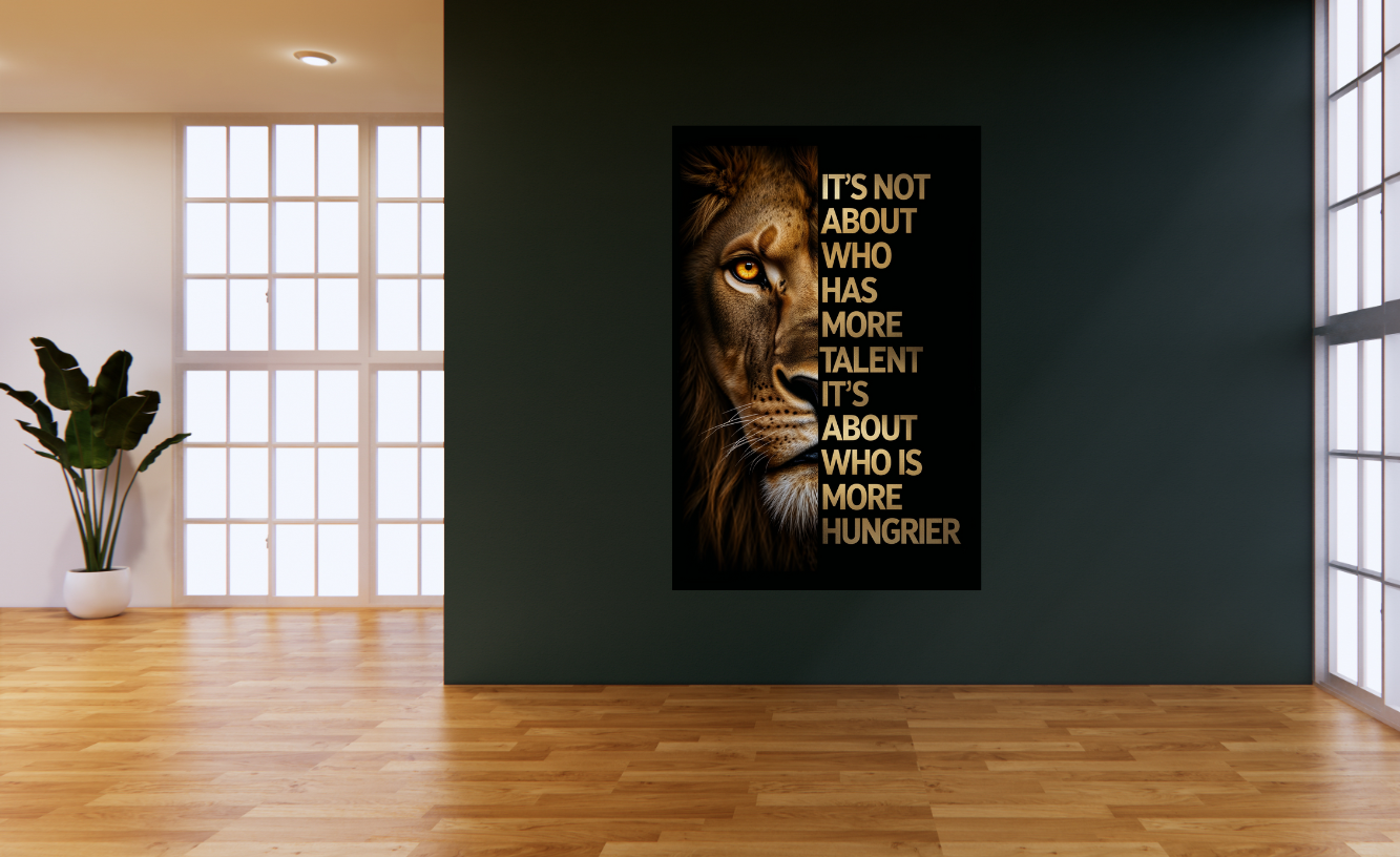 It´s about who is more hungrier