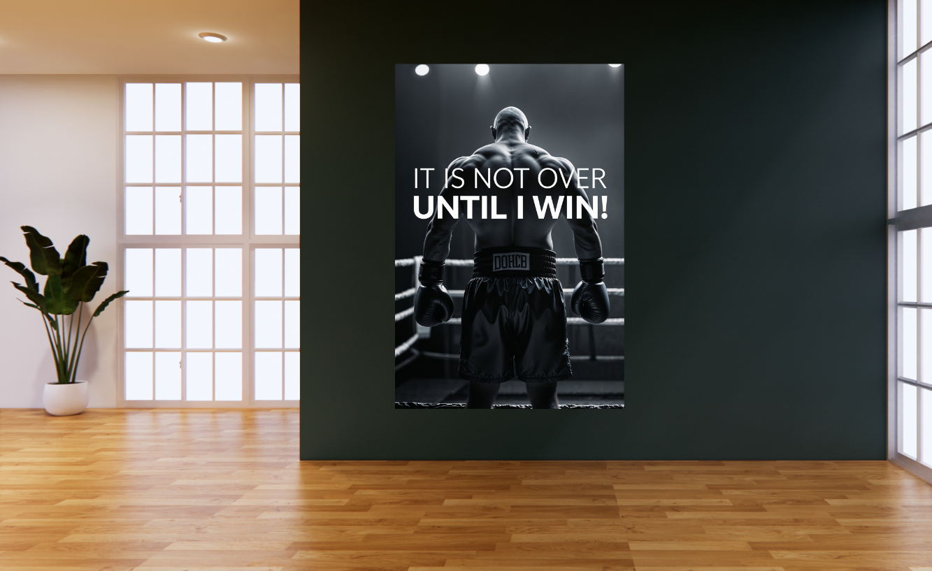 It is not over until i win