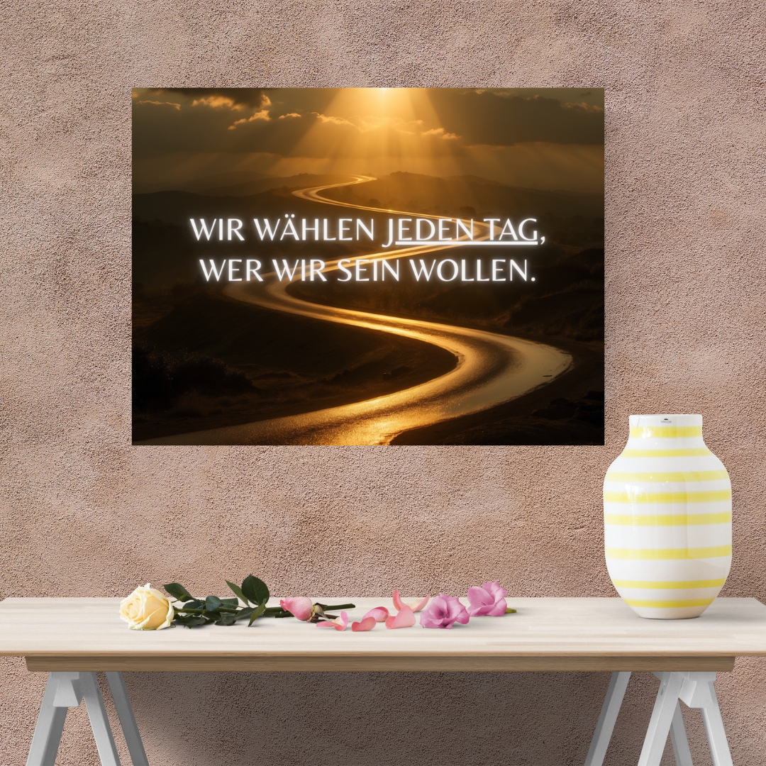 Wir wählen jeden Tag, wer wir sein wollen.