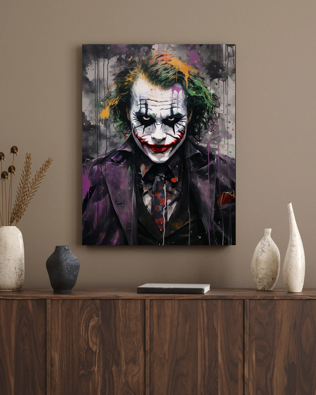 Mysterious clown face