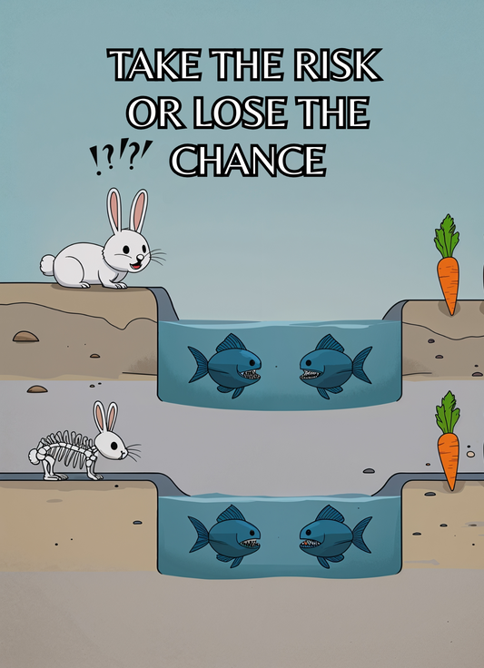 Take the risk or lose the chance