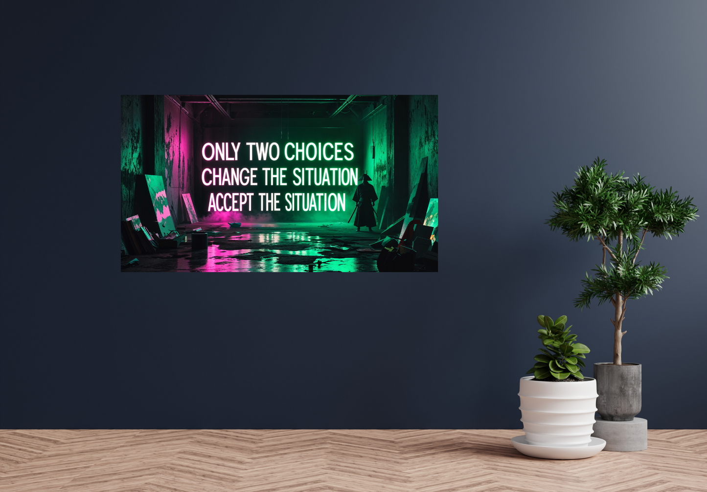 Only two choices - Neon Samurai
